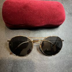 Gucci 56mm Round Sunglasses