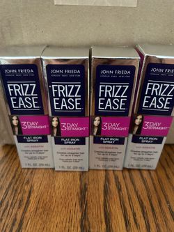 John Frieda Frizz Ease 3 Day Straight Flat Iron Spray – 4 Pack
