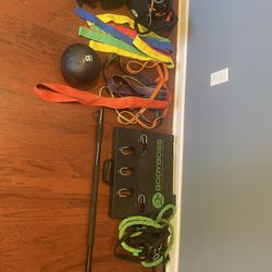 New/barely Used Resistance Bands And Other Equipment 