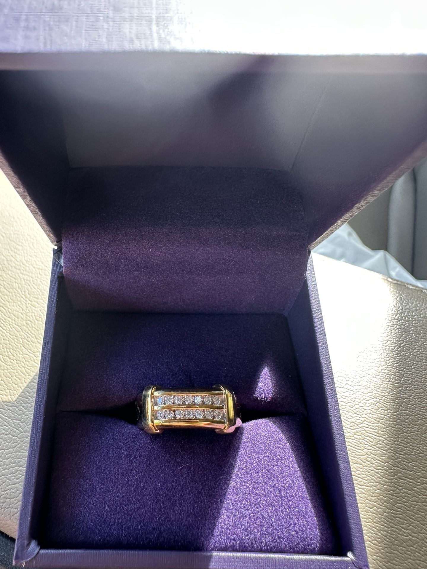 Men’s Double Row Diamond Ring