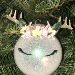 Ornament, Glitter Deer
