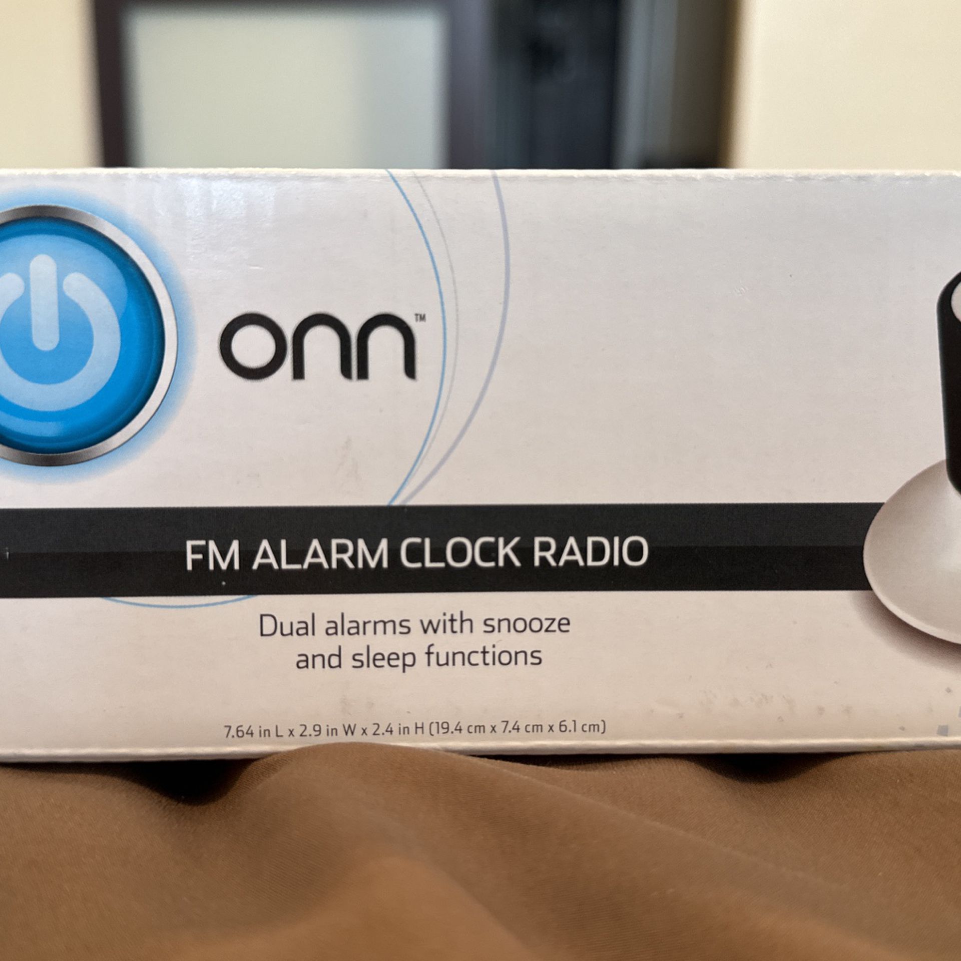 Onn FM Alarm clock Radio