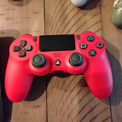 Sony Playstation4 Dualshock 4 CUH-ZCT2U Controllers RED #L0432 (VH)