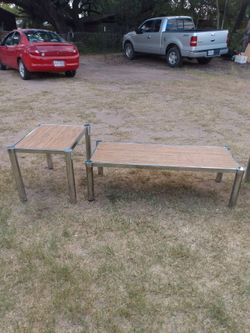 3 Piece Metal Tables $45