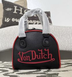 Von Dutch Two-Tone Bowling Bag