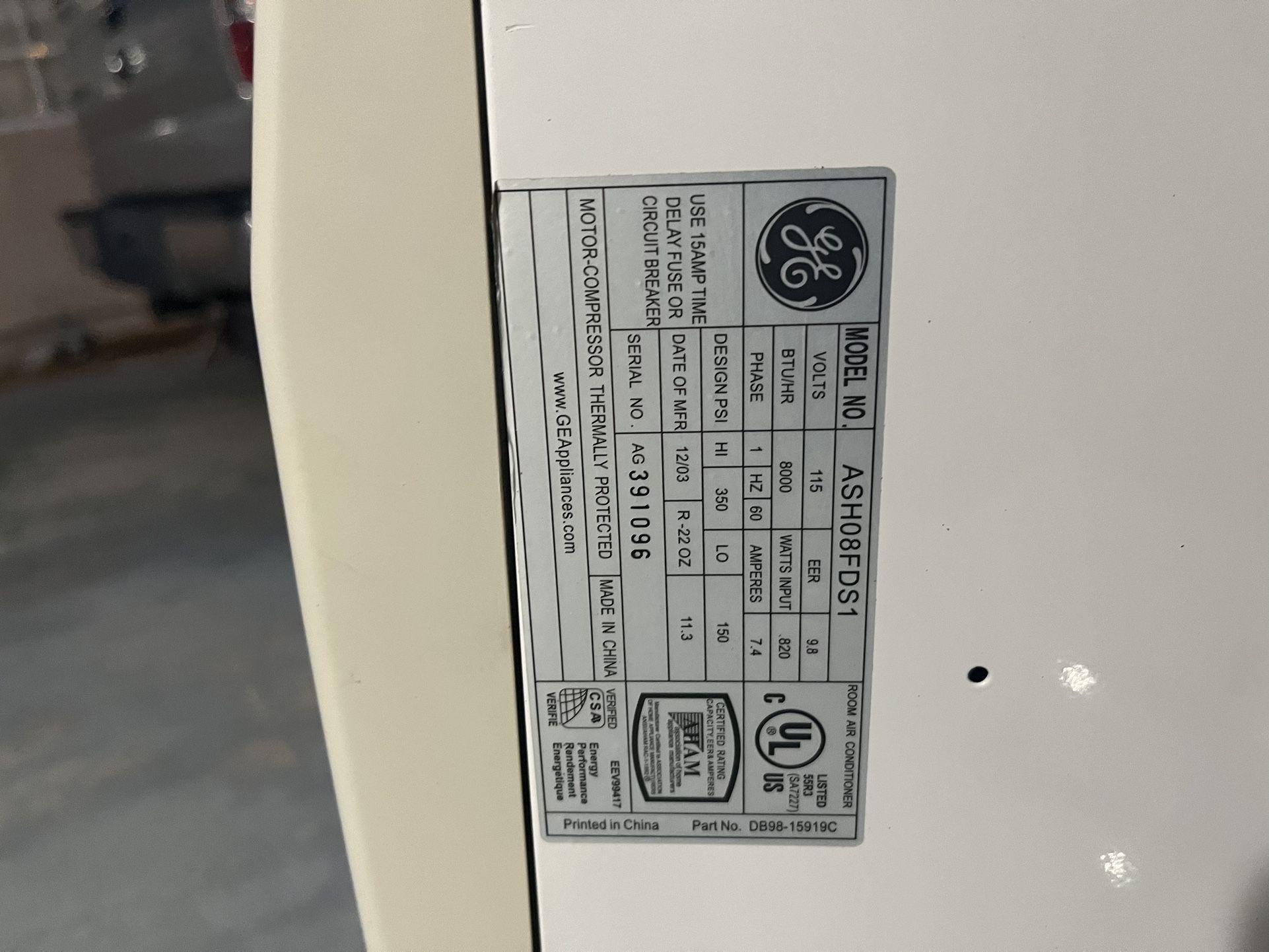 AC Window GE + 5 Más