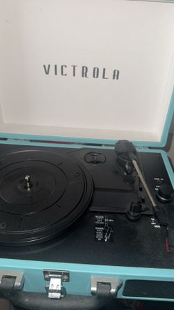 Victrola VSC-550BT 3-Speed Vintage Bluetooth Suitcase Turntable with Built-In Stereo Speakers