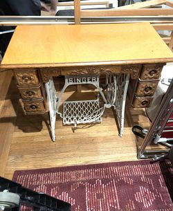 Side Table Singer Sewer Machine Table Conversion