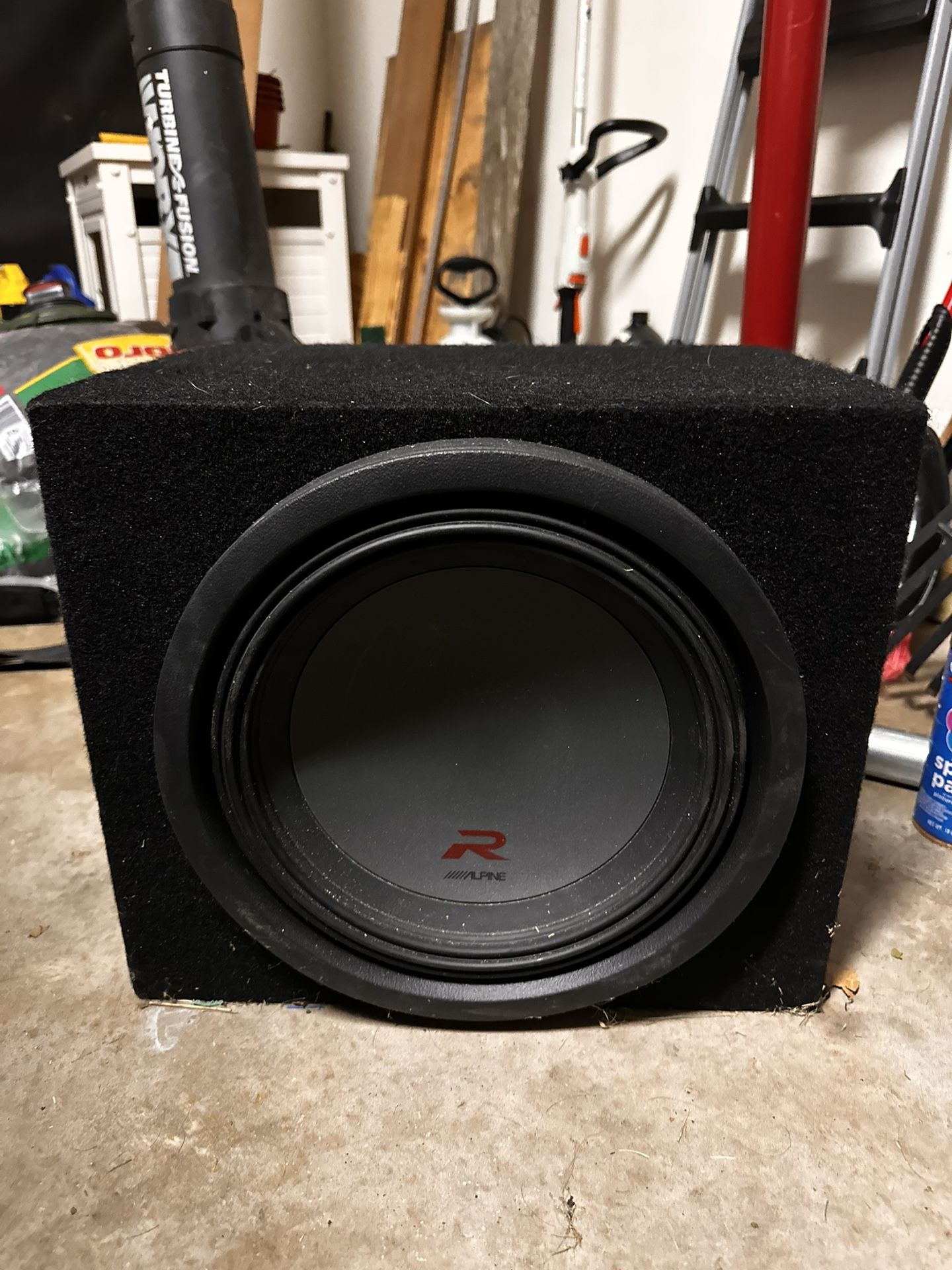 12 Inch Alpine Subwoofer In Box