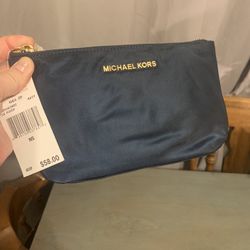 Michael Kors Navy Hand Clutch Purse