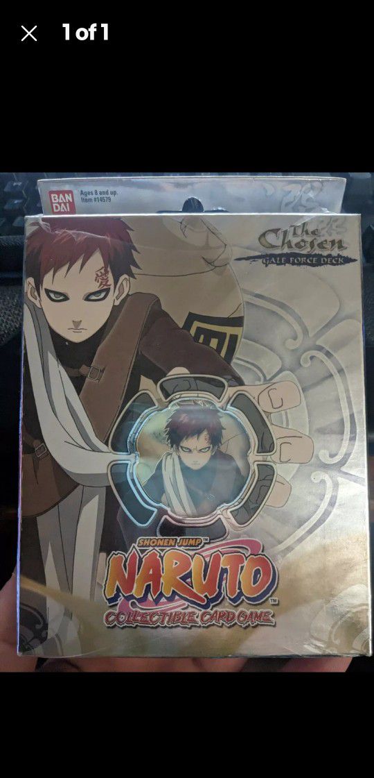 Naruto CCG Card Game The Chosen GALE FORCE Deck A NEW  Sealed Shonen Jump