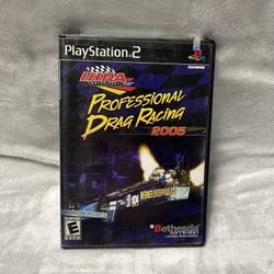 PlayStation 2 PS2 IHRA Professional Drag Racing 2005 video game UNTESTED