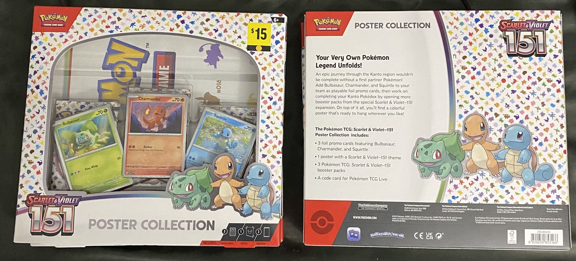 Pokemon 151 Poster Collection Box