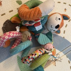 Two Infantino Stretch & Spiral Activity Toy - Textured Play Activity Toy for Sensory Exploration and Engagement, Ages 0 and Up