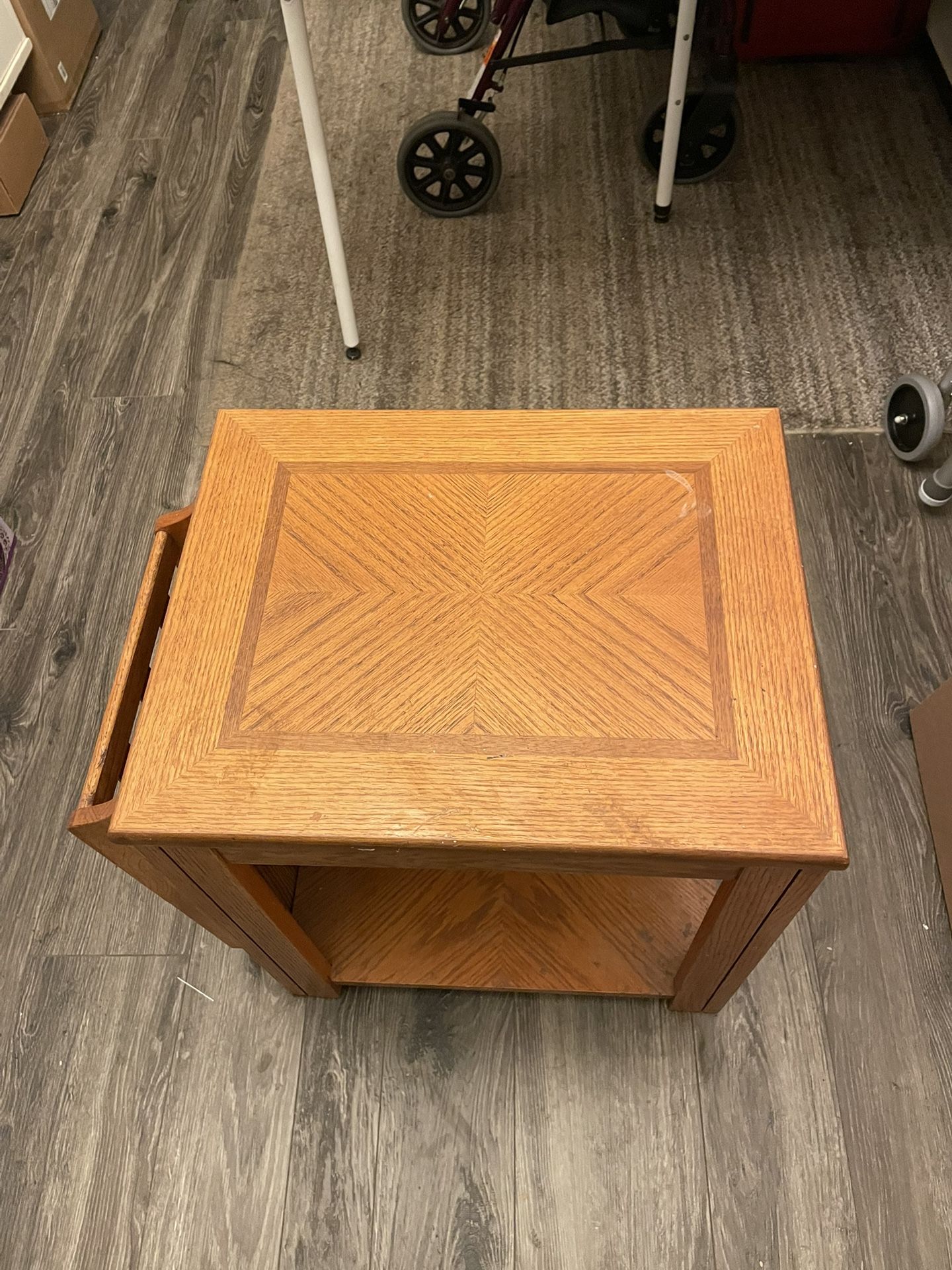 END TABLE SOLID OAK