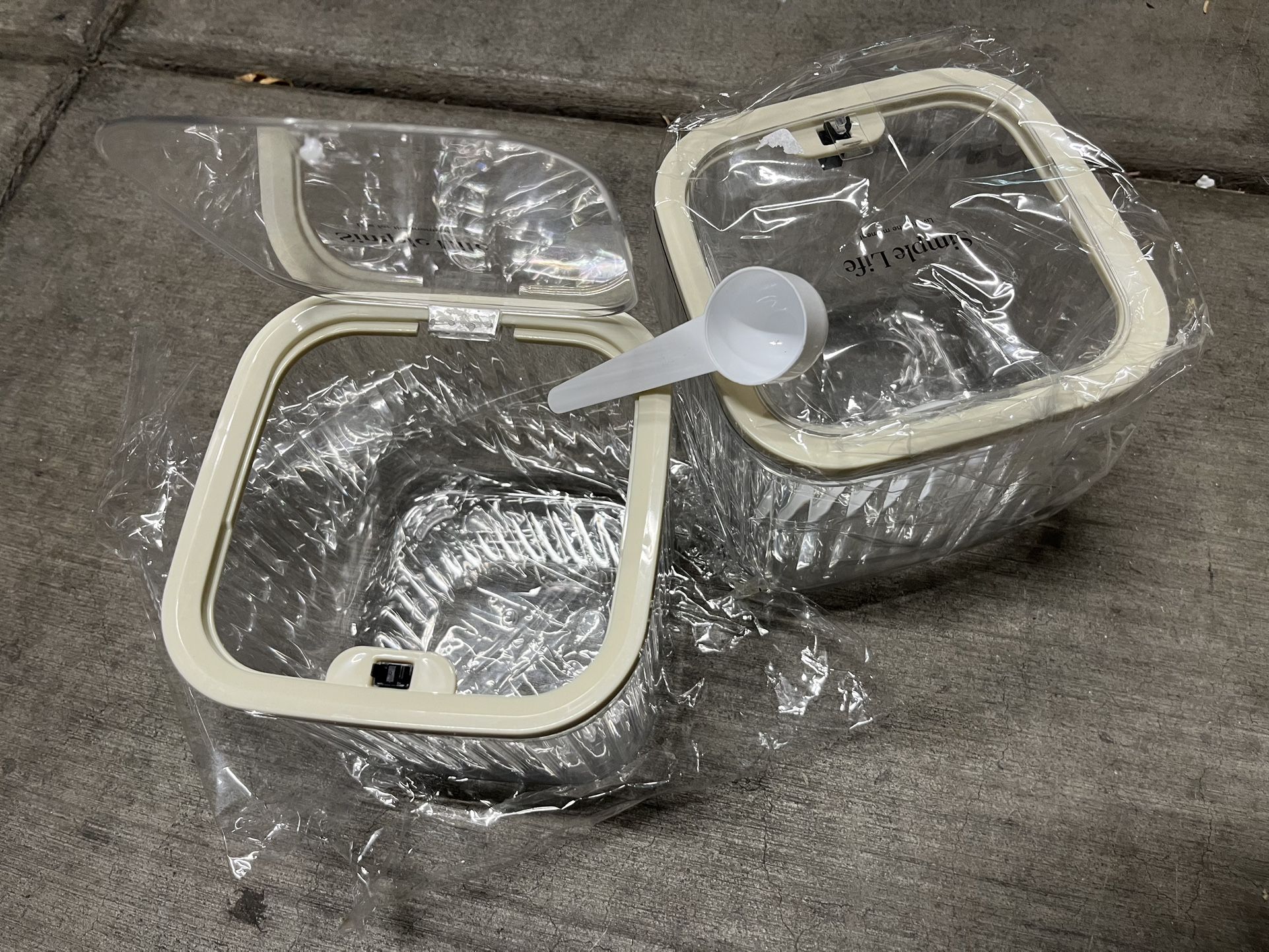 Laundry Pods Container Holder With Lid 2-pack