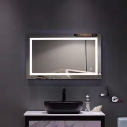 24 X 40 Large Rectangular Frameless Bathroom Vanity Mirror