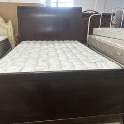 Full Size Mattress And Box Spring And Bed Free Delivery 🚚 