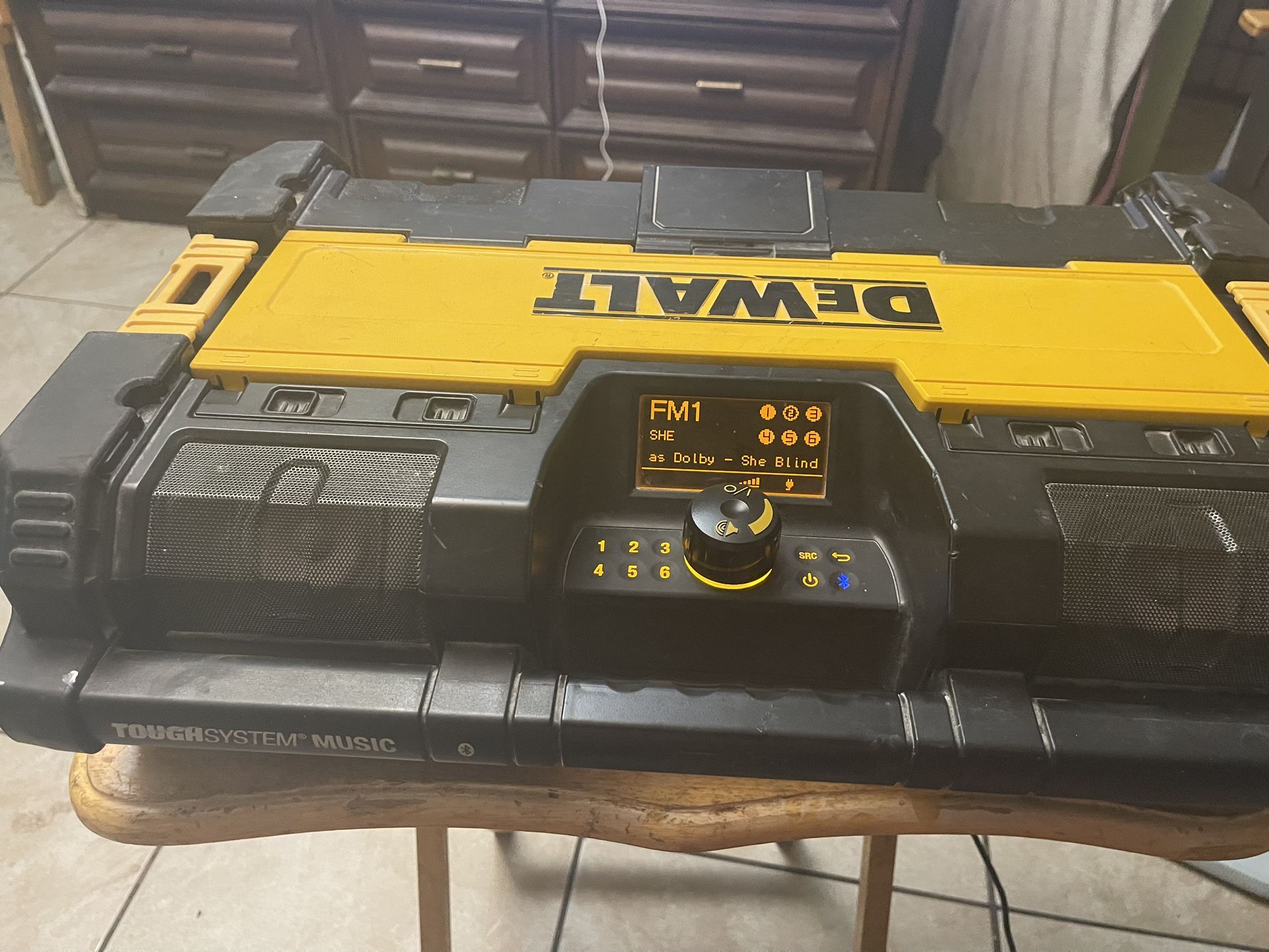 DEWALT DWST08810 ToughSystem Portable Radio/Digital Music Player and Bluetooth