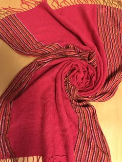 Pink shawl
