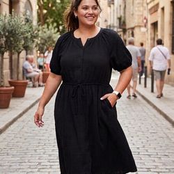 Old navy women’s size 2XL 100% cotton midi dress
