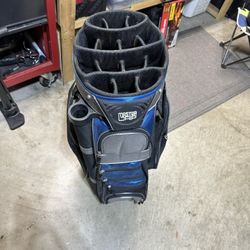 Golf Clubs Cart Bag Good Conditon