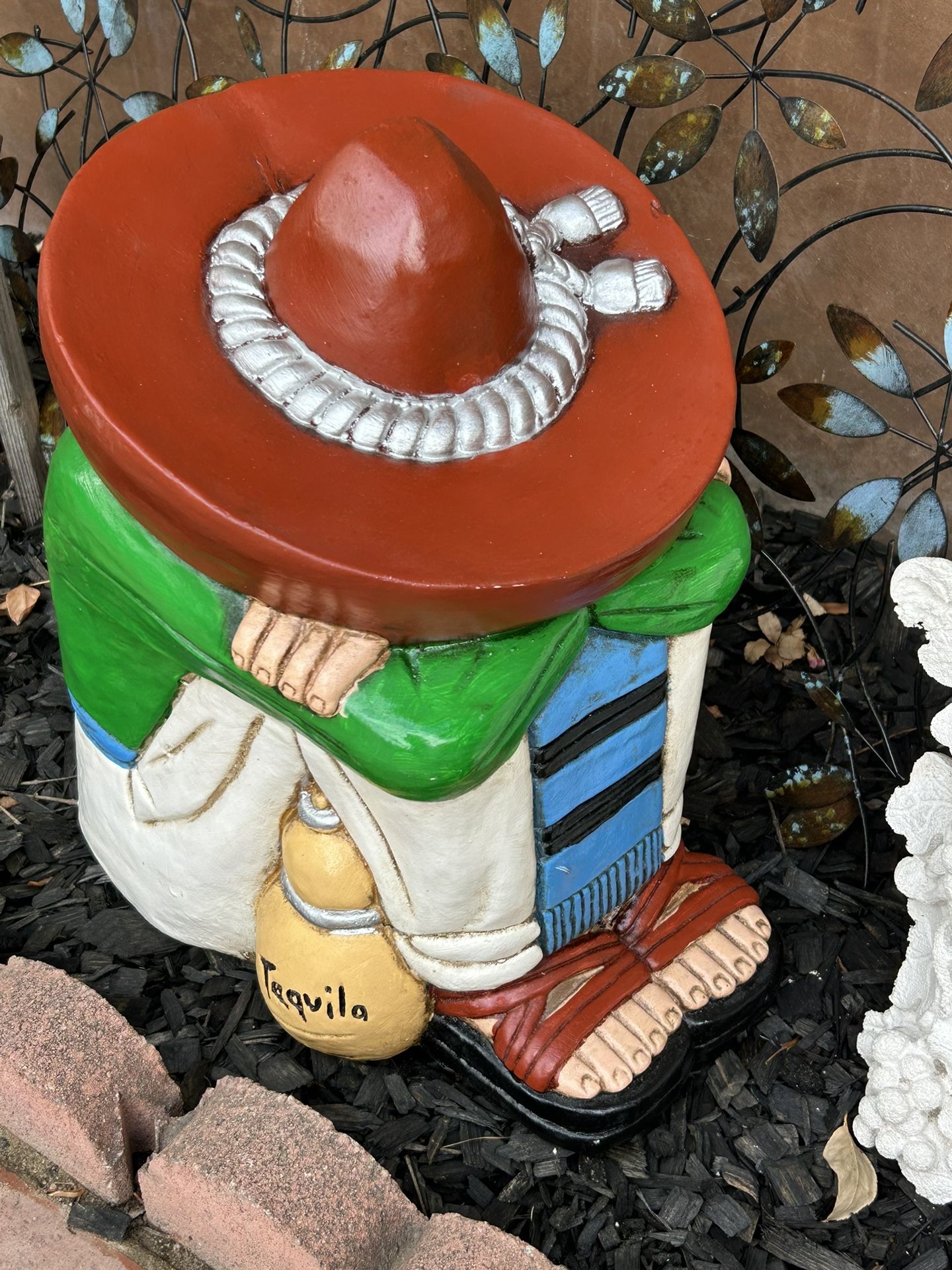 Garden Statue-hand Painted Sleeping Mexican