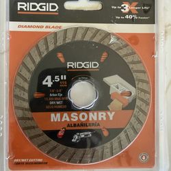 4-1/2 in. Masonry Cutting Turbo Rim Diamond Saw Blade