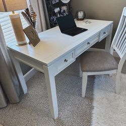 White Writing Desk by Parker House Furniture