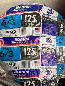 New Romex Wire 6/3