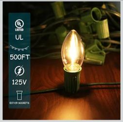 500 ft Christmas light Socket spool set
