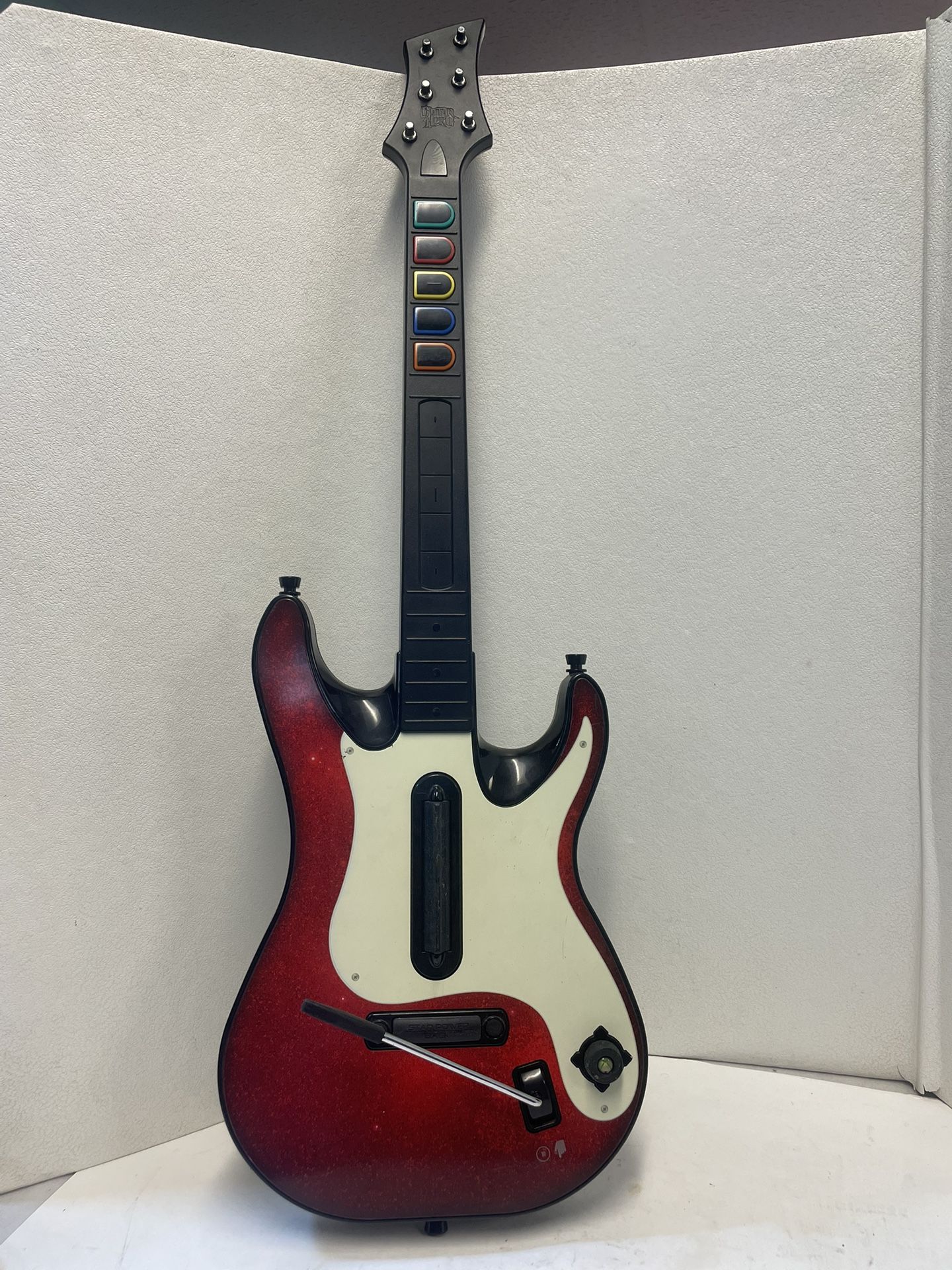 Guitar Hero Rock Band 5 White Red Octane Wireless Controller 95905.805 Xbox 360