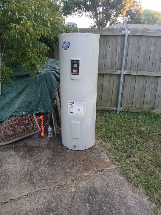 Fifty gallon electric hot water heater