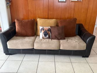 Sofa with cushions