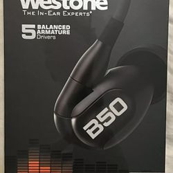 Westone B50 with Bluetooth Cable Five-Driver True-Fit Earphones