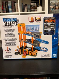 New , good condition, see photos, KIDS’N PLAY - Parking Garage Set