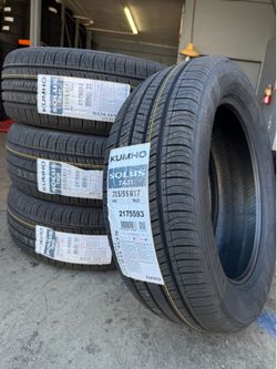 215/55/17 KUMHO 4 NEW TIRES INSTALLED ✅ INSTALADAS ✅ WE DO COMPUTER ALIGMENT 🔥