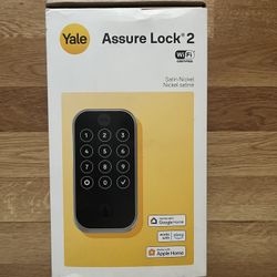 Assure Lock 2; Smart Door Lock with WiFi and Touchscreen Keypad; Satin Nickel