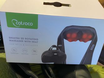 Shiatsu 3D Rotating Massager with Heat for Neck & Shoulder