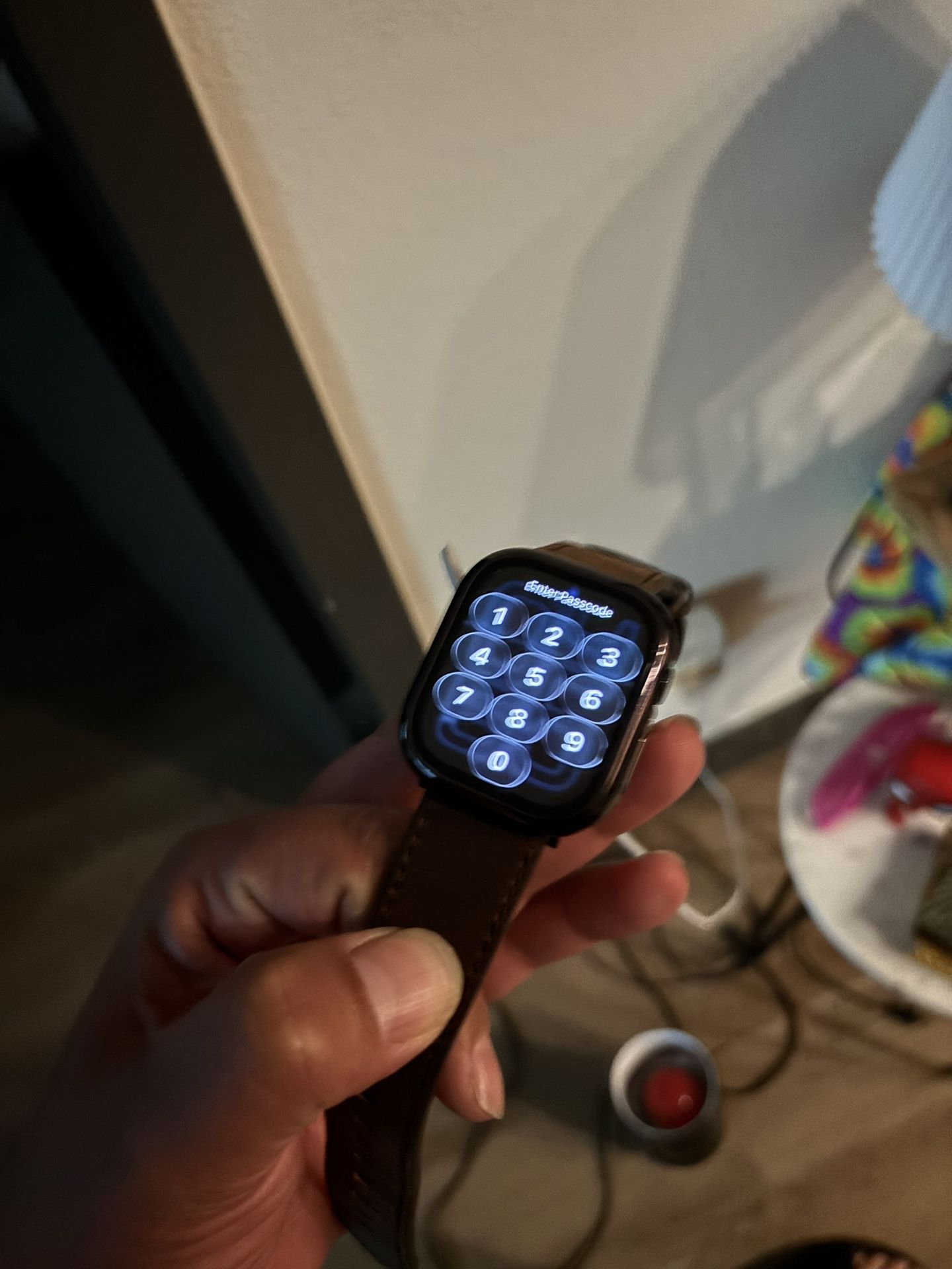 Apple S10 Watch With Leather Band And Charger