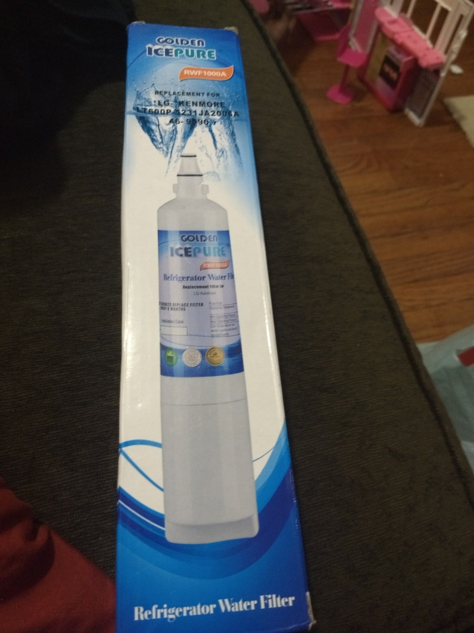 ICEPURE LT600P Replacement for Refrigerator Water Filter, Compatible LG LT600P, . Condition is New. Shipped with USPS Priority Mail.