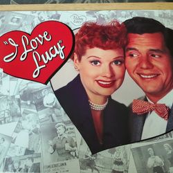 I Love Lucy Metal Sign