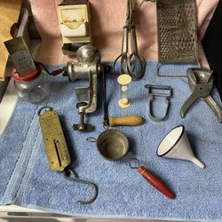 Antique Kitchen Utensils 