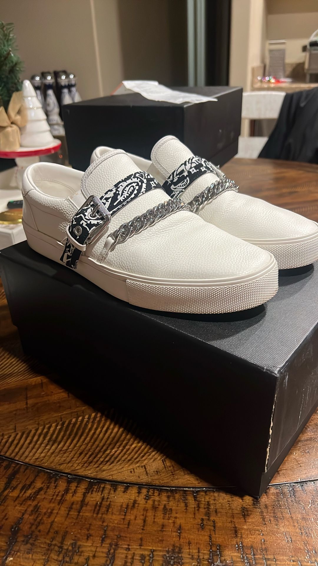 Amiri Bandana Slip On Size 10