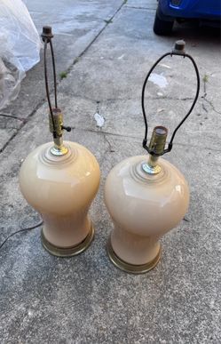 2 Lamps ($40.00 For Both)