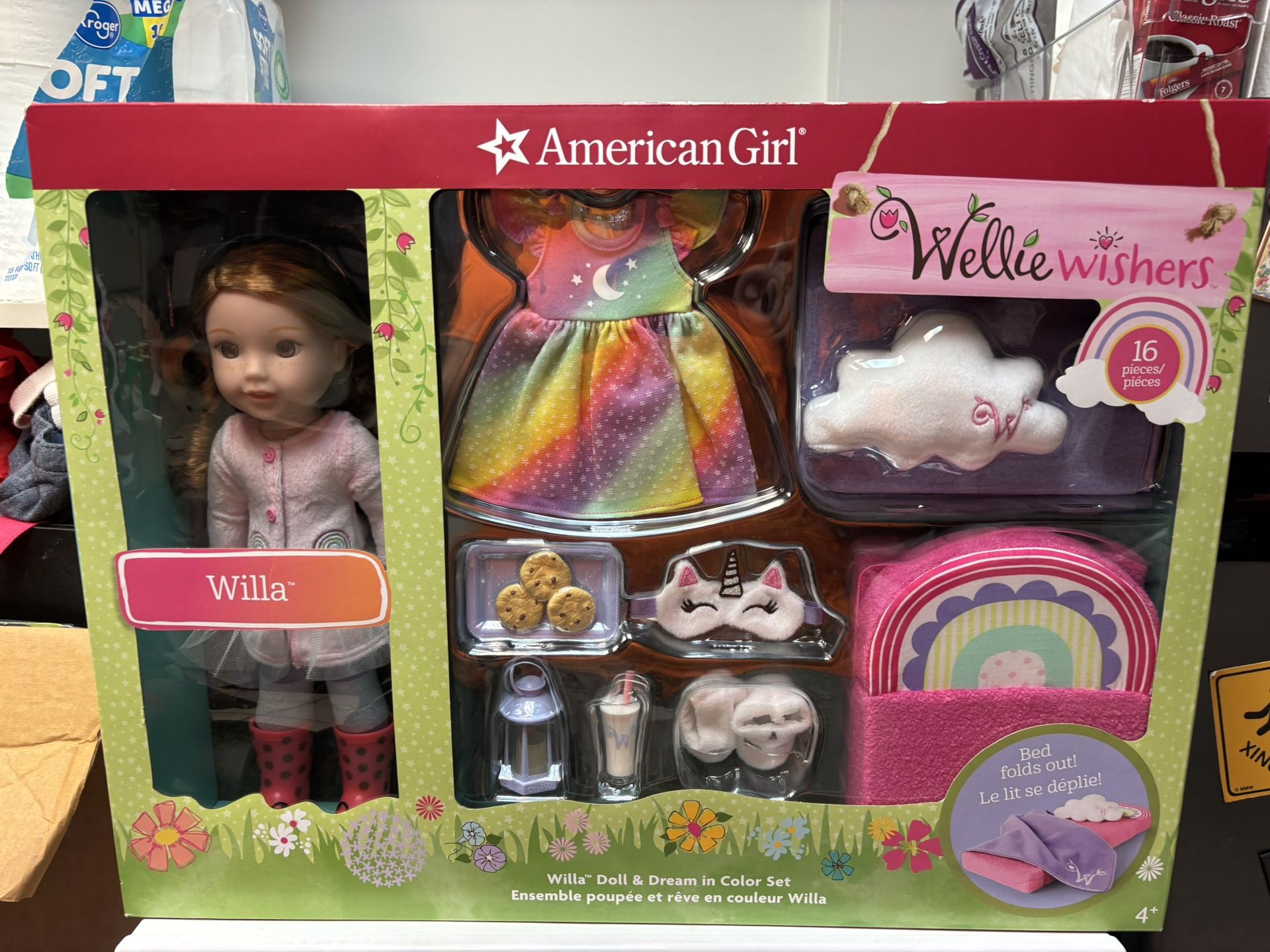 American Girl Doll Willa Welly Wisher New