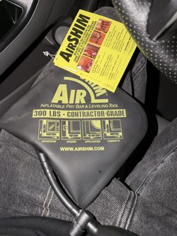 Contractor Grade AirShim Inflatable Pry Bar & Leveling Tool – Holds Up to 300 lbs