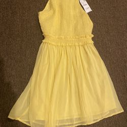 NWT Zara Basics women’s Size small yellow dress