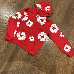 Red Denim Tear Size M