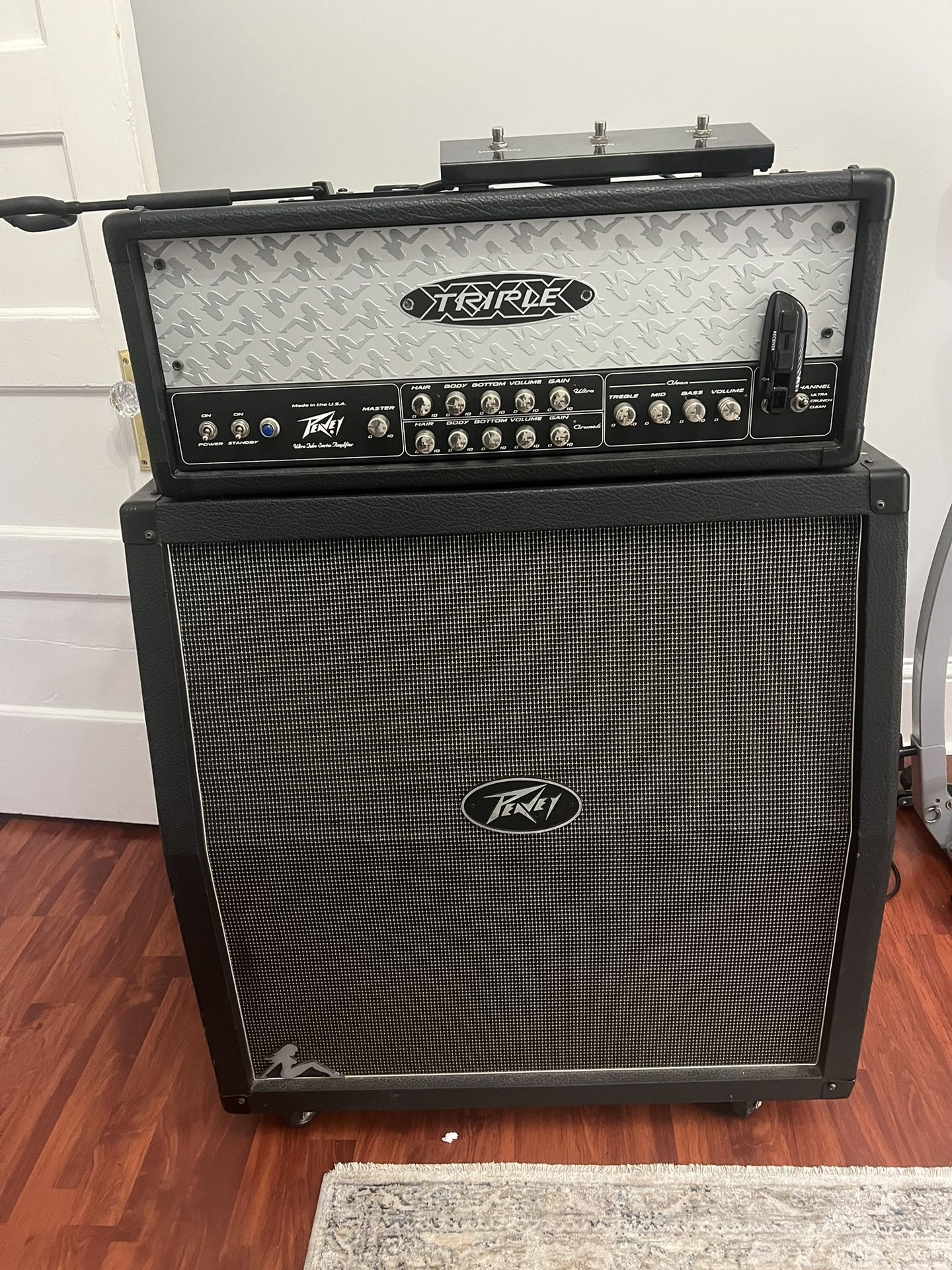 Peavy Triple X Tube Amplifier With Case